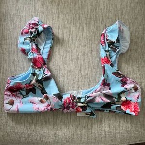 Pacsun swim bikini top active from size medium Night walker floral